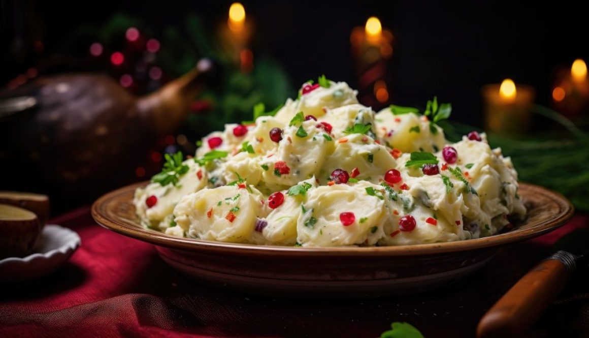 Kartoffelsalat für Weihnachten