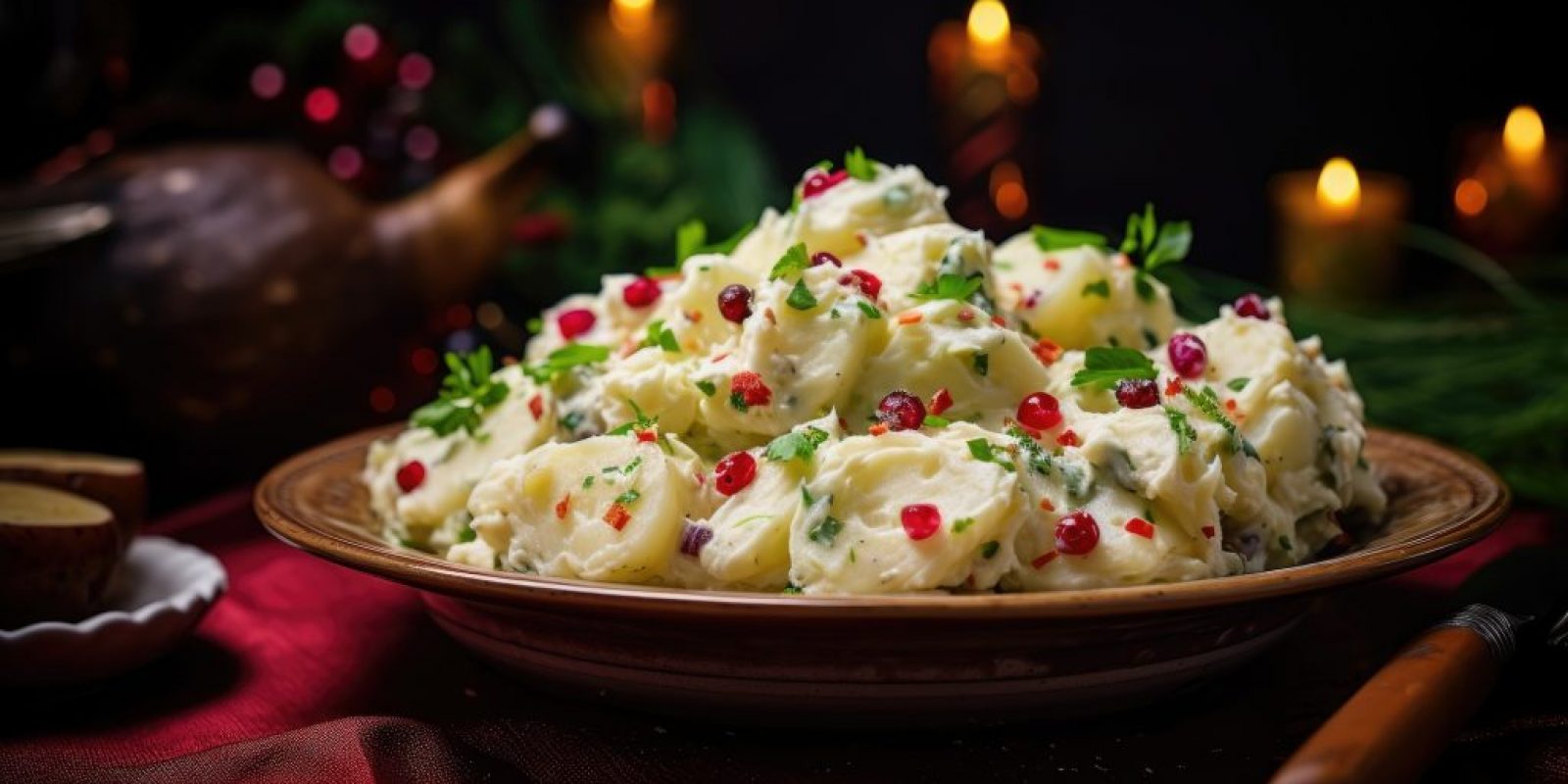 Kartoffelsalat für Weihnachten