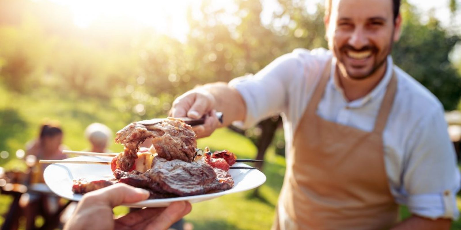 Grillen im Garten