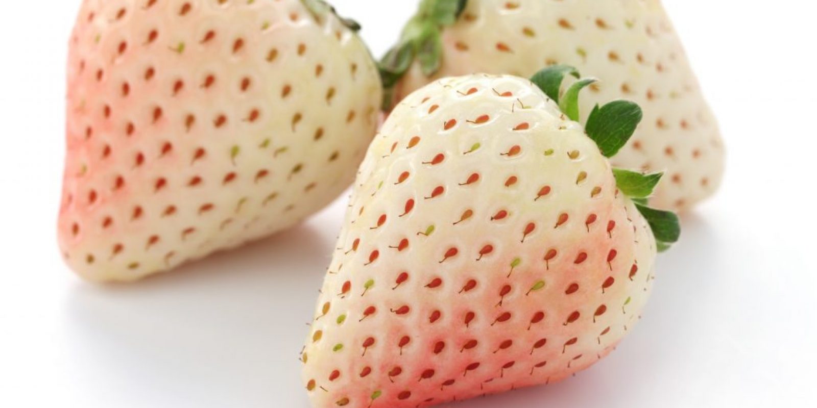 Weiße Erdbeeren