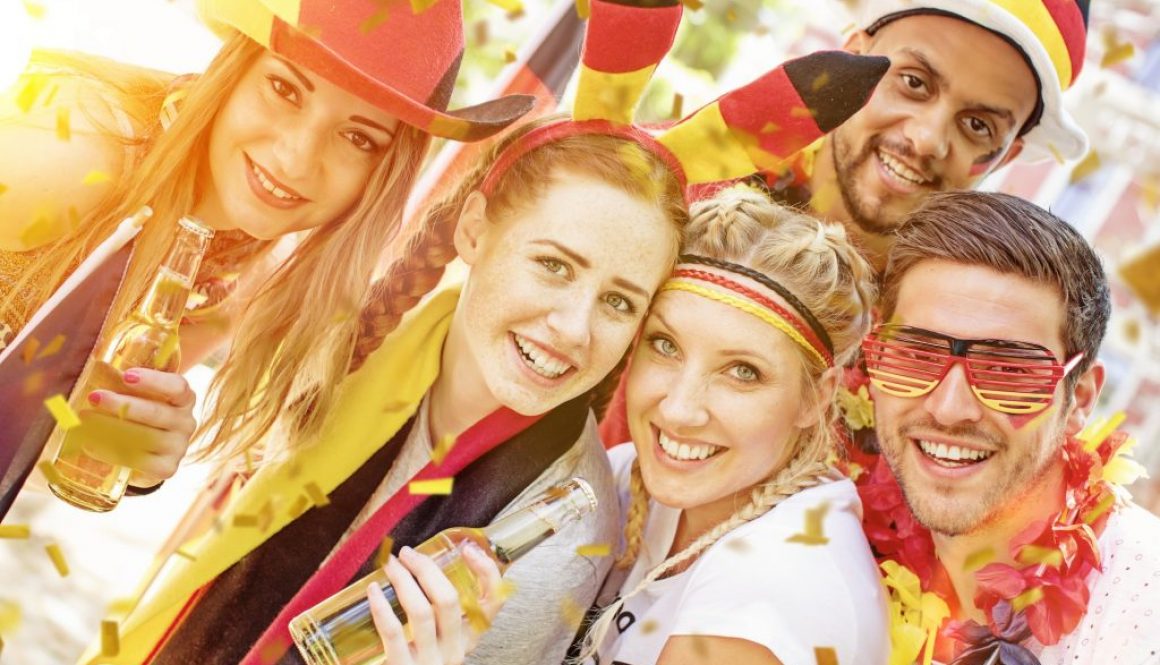 Fußballfans gesunde Snacks