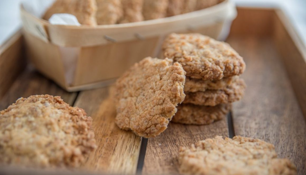 Haferflockenkekse backen