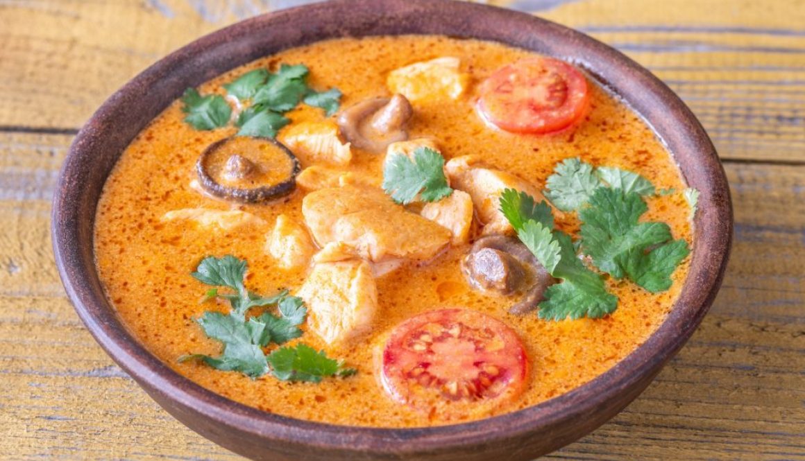 Thai Red Curry mit Hühnerfleisch