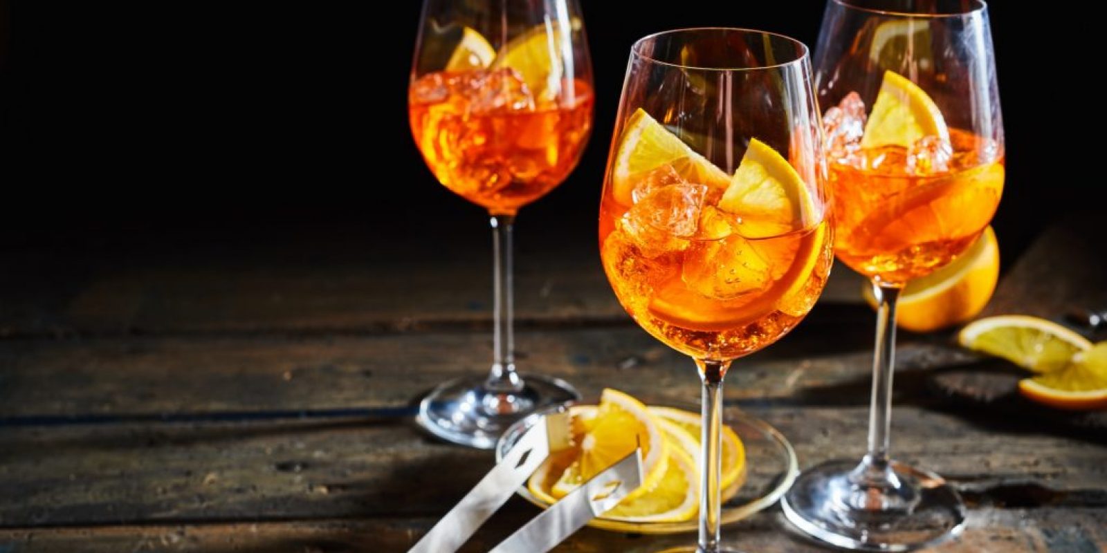 Aperol mit Weißwein