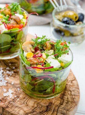 Herbst Salat Rezepte im Glas