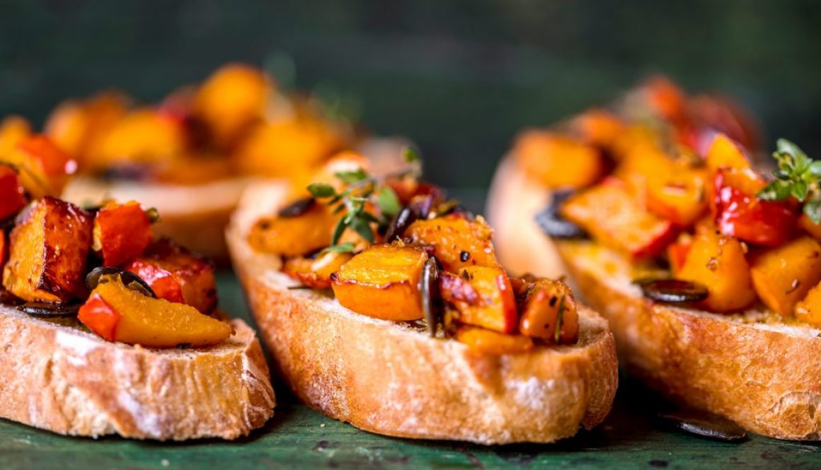 Kürbis Bruschetta selber machen