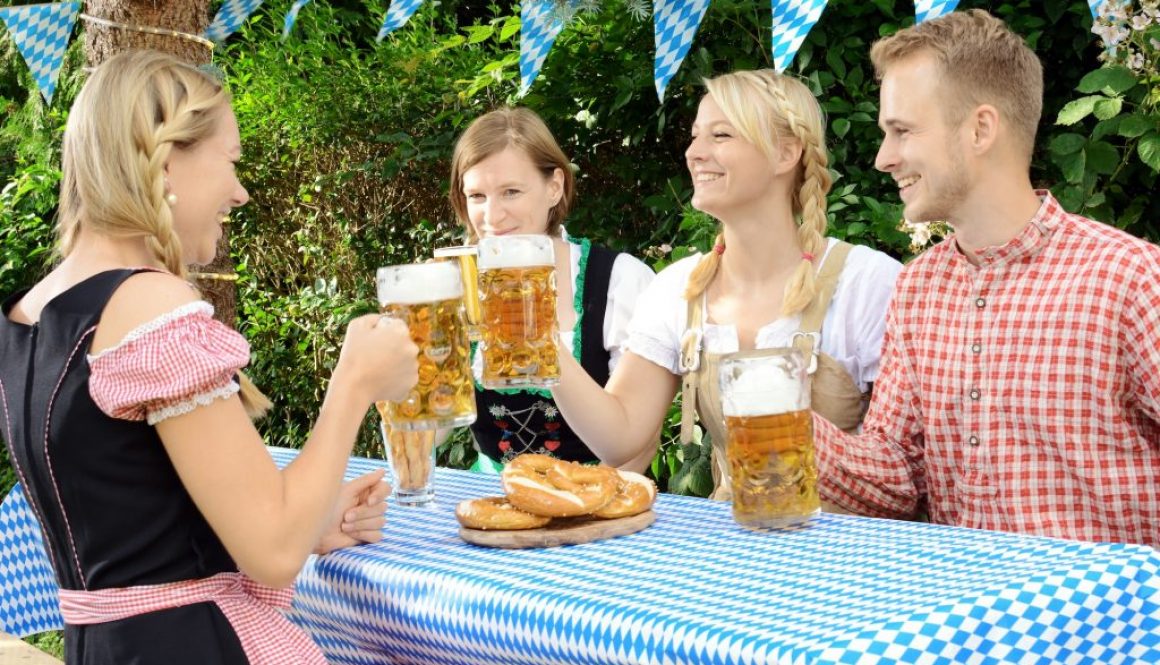 Oktoberfest im eigenen Garten feiern