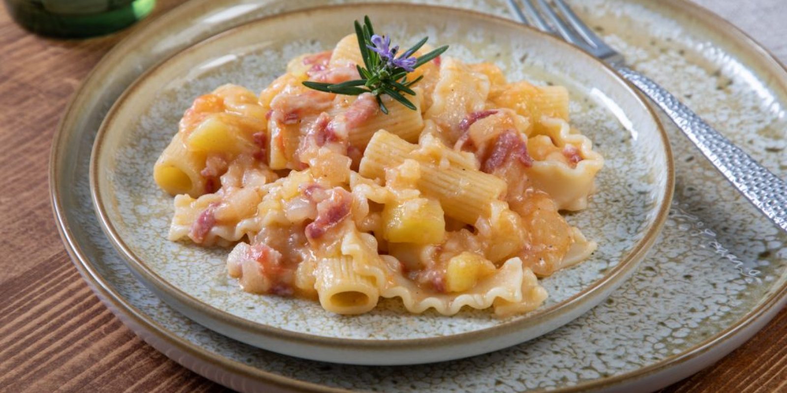 Pasta und Speck