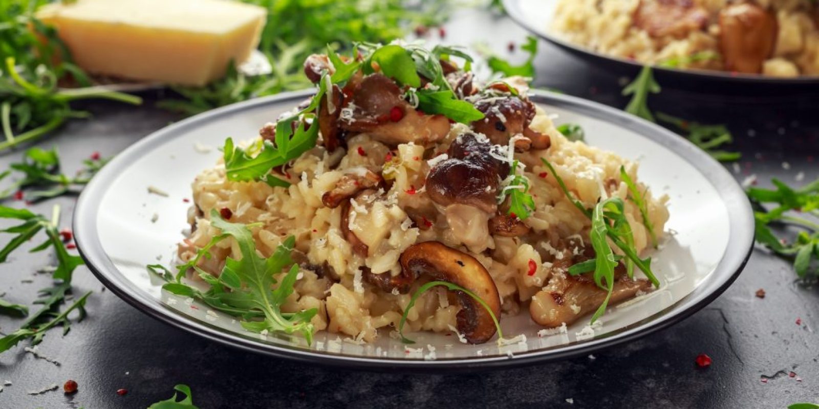 Pilzrisotto mit selbst angebauten Pilzen