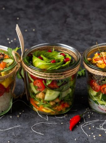 Winter Salat Rezepte im Glas