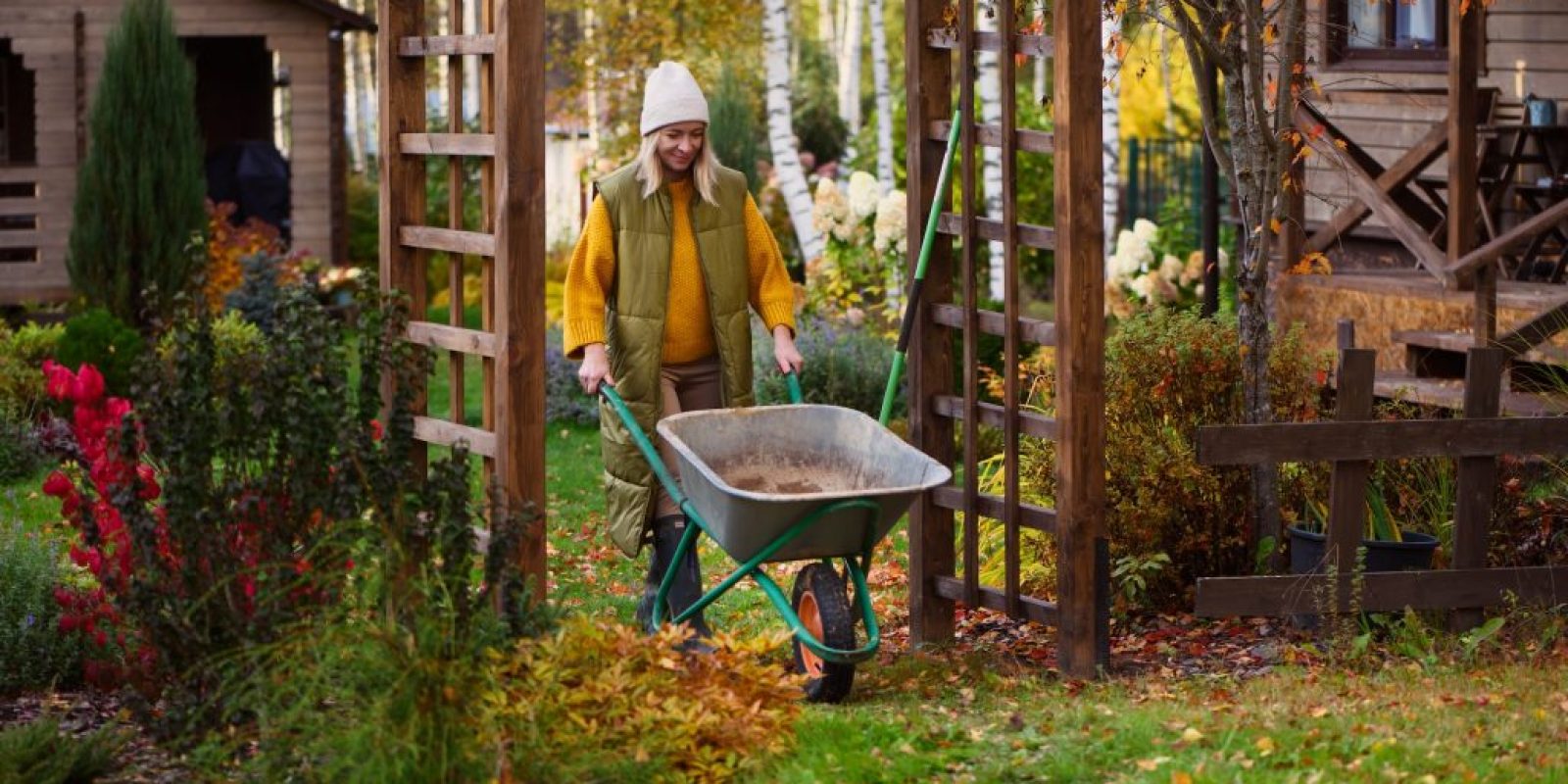 Garten im November