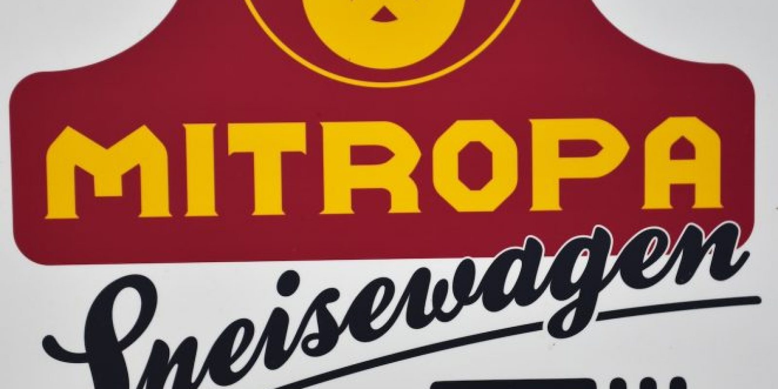 Mitropa Speisewagen Schild