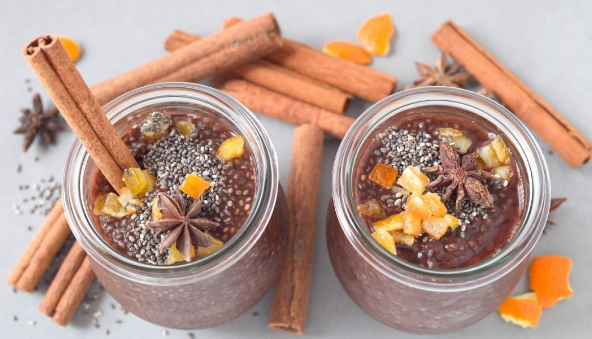 Schokolade Chia Pudding