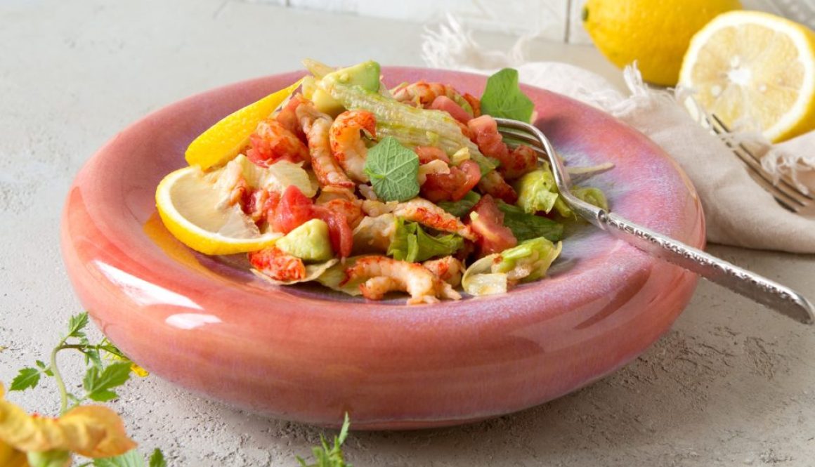Avocado-Flusskrebs-Salat Rezept