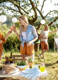 Partyzettel für Nachbarn