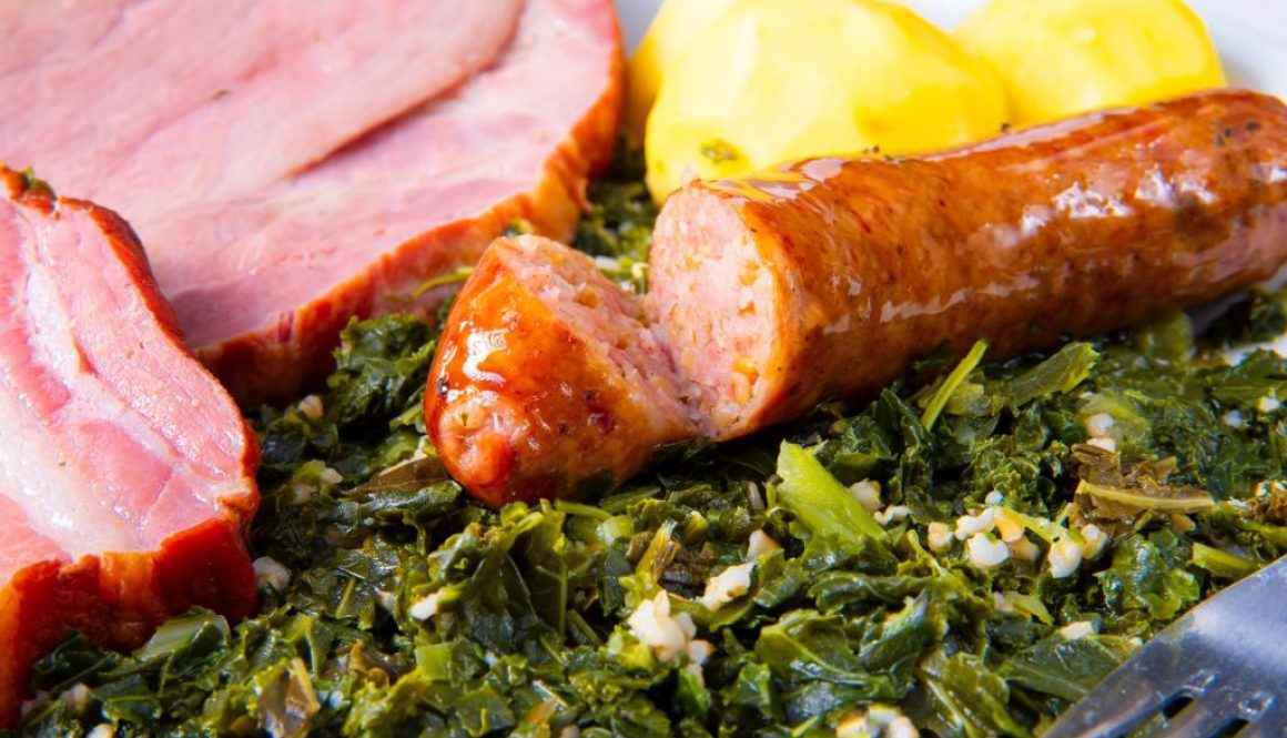 Grünkohl mit Oldenburger Pinkel Rezept